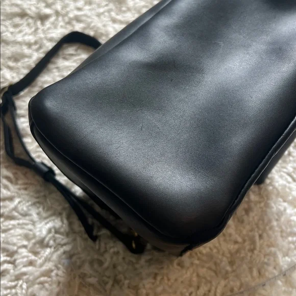 Portland brand genuine, Black Leather crossbody/shoulder Bag - Picture 4 of 8